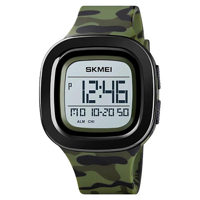 часы наручные 1580cmgn skmei, army green camouflage, оптом, купить
