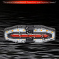 Велофонарь LY-5510 с указанием поворотов (red+yellow), waterproof, ЗУ Type-C, Li-Ion аккум., пульт управления, CR2032