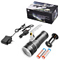 Фонарь переносной Poliсe S911-XPE, 2x18650, zoom, ЗУ 220V/12V, Box