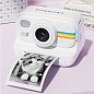 Дитячий фотоапарат миттєвого друку S9, WHITE