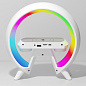 Light Sound Machine XM-X63, RGB ночник, часы, беспроводная зарядка,  Bluetooth колонка