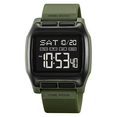 часы наручные 2193ag skmei, army green, оптом, купить