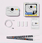 Дитячий фотоапарат миттєвого друку S9, WHITE