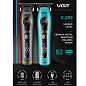 Триммер VGR V-299 BLUE, 4 насадки, 9000RPM, 2000 mAh, 5 уровней скорости, LED display