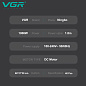 Фен складной VGR V-432 GREEN, 3 уровня обдува, низкий уровень шума, 1000 Вт