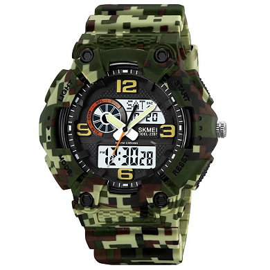 часы наручные 2397cmgn skmei, camo green, оптом, купить