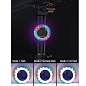 Велофонарь HYD-085-SMD(RGB), солнечная батарея, Waterproof, Li-Ion аккумулятор, ЗУ Type-C