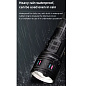 Фонарь NIGHT VISION FLUORESCENCE AK178-WHITE LASER LED PM60-TG+COB, 8x18650 3.7V, Power Bank, ЗУ Type-C, zoom, 5 фильтров