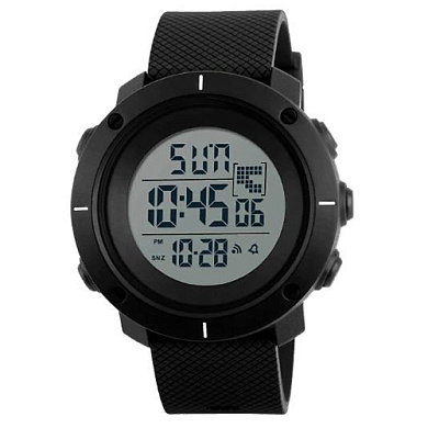 часы наручные 1213bk skmei, black, big size, оптом, купить