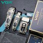 Комплект VGR 3 в 1 V-642 аккумуляторная машинка для стрижки (clipper), триммер и электробритва (шейвер)