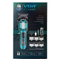 Аккумуляторная машинка для стрижки (clipper) VGR V-600 BLACK, 6 насадок, регулятор высоты, LED display, 7000 RPM