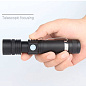 Ліхтар 608-T6(Red), 1x18650, ЗП microUSB, zoom