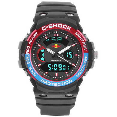 часы наручные  c-shock gn-1000  black-red, оптом, купить