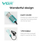 Фен профессиональный VGR V-446 GREEN, 2 скорости, 4 температурных режима, 110000RPM, 1400 Вт
