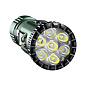 Тактический фонарь YEMAO YM-F337X, 3500LM, аккумуляторы 18650 + 18350 (3200 + 1500 mAh), боковые светодиоды (красный, синий, зеленый и ультрафиолетовый)