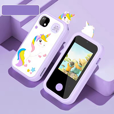 детский фотоаппарат h01, purple unicorn, оптом, купить