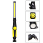 Фонарь WORKLIGHT W55-COB, Li-Ion аккум., поворот180º+180º, магнит, индикация заряда, ЗУ microUSB