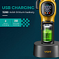 Аккумуляторная машинка для стрижки (clipper) VGR V-886C GOLD, LED display, 9000RPM