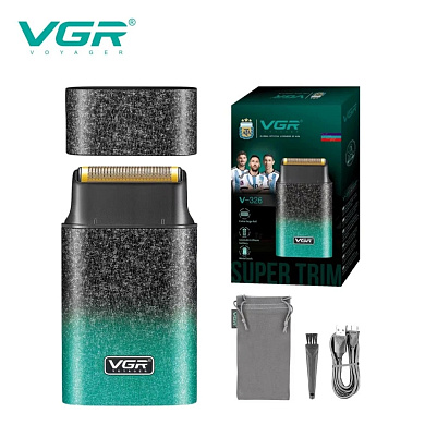 электробритва vgr v-326 шейвер green, ipx6, оптом, купить