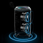 Bluetooth-колонка TG656 с RGB ПОДСВЕТКОЙ, speakerphone, радио, black