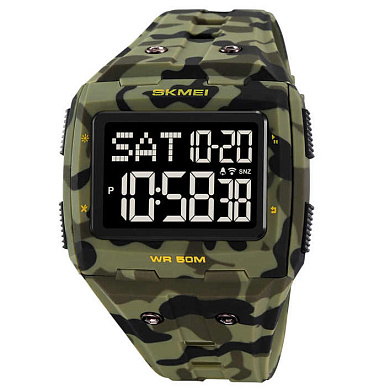 часы наручные 2186cmgn skmei, camo green, оптом, купить