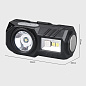 Фонарь налобный  T131-XPE+3SMD(Red+Green+Blue+UV), Motion Sensor, Li-Ion аккум, магнит, клипса, ЗУ Type-C, Box