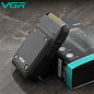 Електробритва VGR V-353 BLACK шейвер для сухого та вологого гоління, Waterproof