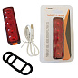 Велофонарь XFL-101-5LED, waterproof, Li-Ion  аккумулятор, ЗУ microUSB