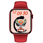 Smart Watch HW56 PLUS, голосовой вызов, беспроводная зарядка, red