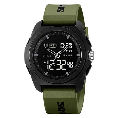 часы наручные 2199ag skmei, army green, оптом, купить