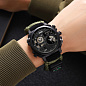 Часы наручные 2202AG SKMEI PARACORD, ARMY GREEN, Compass, термометр, свисток, кресало