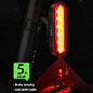 Велофонарь LEADBIKE LD80-6LED с лазерной разметкой, waterproof, Li-Ion  аккумулятор, ЗУ Type-C