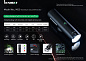 Велофара мощная LEADBIKE M03-OSRAM 800LM, 2500mAh,waterproof, children lock, Li-Ion аккум., ЗУ Type-C