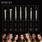 Фен-стайлер IPARAH 7 в 1 P-510B BLACK, 7 насадок, 3 режима, 4 режима температуры, 105000 RPM, 1400W