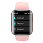Smart Watch T68, температура тела, голосовой вызов, pink