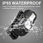 Фонарь налобный  T131-XPE+3SMD(Red+Green+Blue+UV), Motion Sensor, Li-Ion аккум, магнит, клипса, ЗУ Type-C, Box