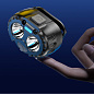 Фонарь налобный 666-2XPL, Motion Sensor, индикация заряда, Li-Ion аккум., ЗУ Type-C, Box