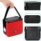 Bluetooth-колонка TG545DK, c функцией speakerphone, радио, red, 2 микрофона, фонарь