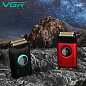 Электробритва VGR V-377 BLACK шейвер, двойное лезвие, регулировка мощности 7000-9000 RPM, LED display