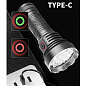 Фонарь W5201-1-19 ULTRA BRIGHT LED, 1x18650, индикация заряда, ЗУ Type-C