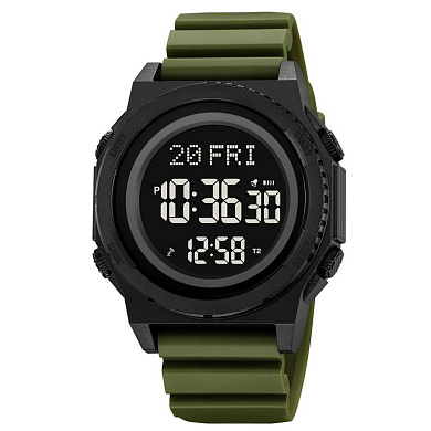 часы наручные 2357ag skmei, army green, оптом, купить