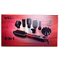 Фен-стайлер VGR 8 в 1 V-488 RED, 8 насадок, 4 режима