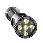 Фонарь YEMAO YM-F555X 5P35+4LED(RED+BLUE), 1x18650/18500, ЗУ Type-C, магнит, зажим