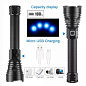 Ліхтар BL-601-P90, 2x26650/2x18650, ЗП Type-C, індикація заряду, zoom, Box