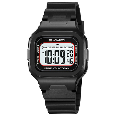 часы наручные 2343bkwt skmei, black/white, оптом, купить