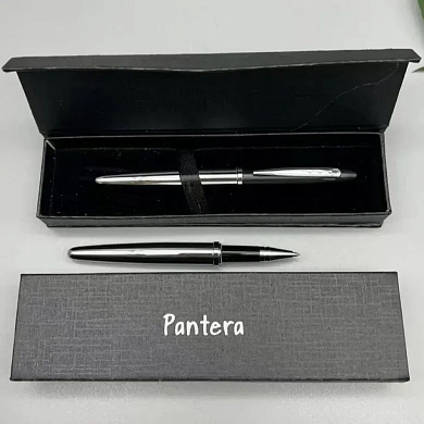 подарочная ручка pantera в футляре (хромированная) 090, оптом, купить