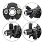 Фонарь велосипедный W602-T6+2XPE Bike, 2x18650, крепление на лоб, zoom, ЗУ microUSB, Box