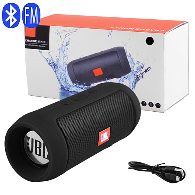 bluetooth-колонка jbl charge mini ii+, speakerphone, радио, black, оптом, купить