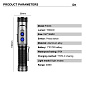Тактический фонарь YEMAO YM-F303X, 1600LM, аккумуляторы 1x21700 (1x5000 mAh), поворотная голова