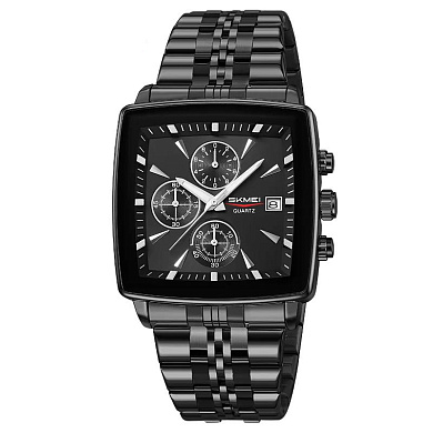 часы наручные 2434bksi skmei, black-silver, оптом, купить